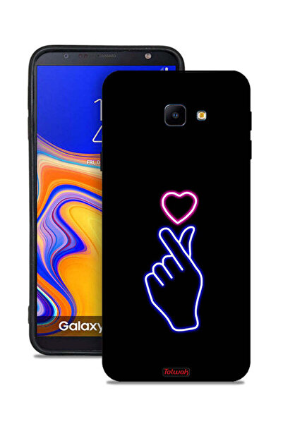 Tolwak غطاء حماية لهاتف Samsung Galaxy J4 Core بتصميم قلب مزخرف