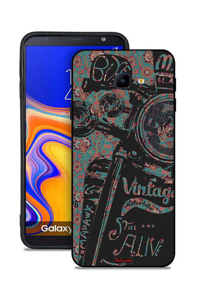 Tolwak غطاء حماية لهاتف Samsung Galaxy J4 Plus بتصميم دراجة نارية كلاسيكية