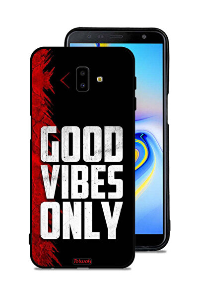 Tolwak Samsung Galaxy J6 Plus Protective Case Cover Good Vibes Only