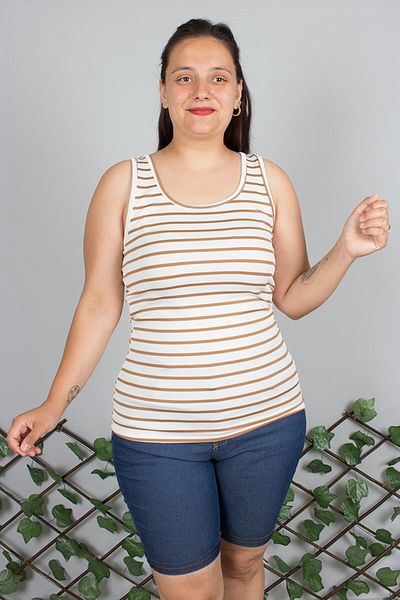 Truva XXL Indispensable in the Summer! Plus Size Camisole Sleeveless Blouse