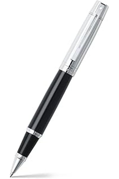 Sheaffer Gfc Store Glossy Black/Chrome Pen Chrome Series Roller 9314-1 300 New Mtshop 210035