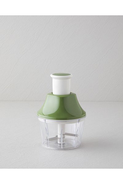 Mutfak Köşesi Ronda Practical Hand Rondo – Press Mechanism, Stainless Triple Blade, 700ml Chopper Rondo with Chamber