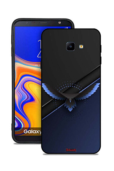 Tolwak غطاء حماية لهاتف Samsung Galaxy J4 Core بتصميم فن تجريدي رقمي من Eagle