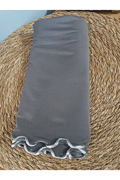 Blotch Premium Lycra Dark Smoked Color Lycra Sandy Jersey Shawl