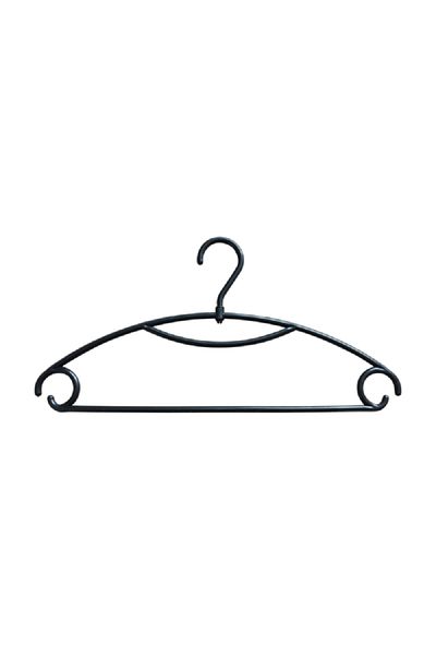 Yikai 10-Piece Plastic Cloth Hanger with Swivel Hook Assorted Color