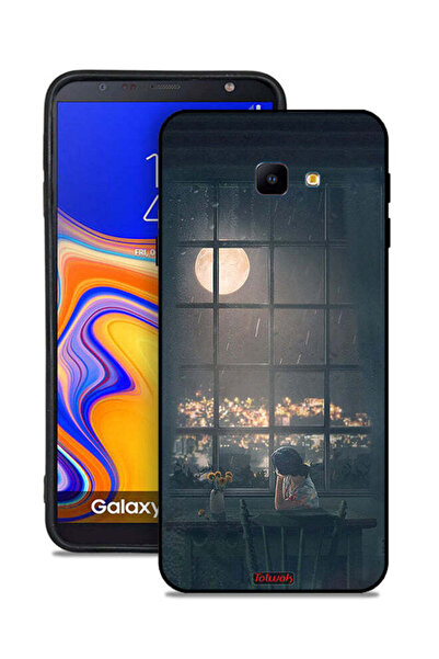 Tolwak غطاء حماية لهاتف Samsung Galaxy J4 Core بتصميم منظر القمر