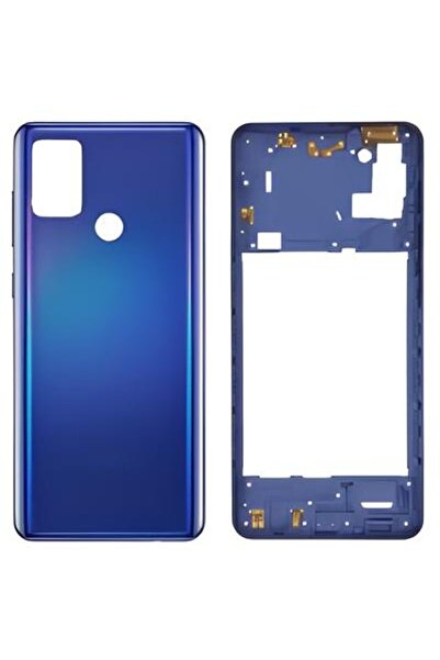 indirimplus Samsung Galaxy A21S SM A217F Kasa Arka Kapak FULL Takım MAVİ