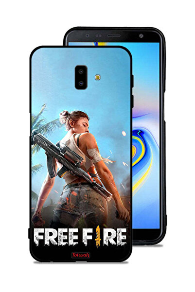 Tolwak غطاء حماية لهاتف Samsung Galaxy J6 Plus بتصميم فري فاير
