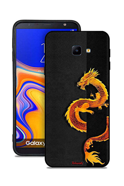 Tolwak غطاء حماية لهاتف Samsung Galaxy J4 Core بتصميم فن التنين