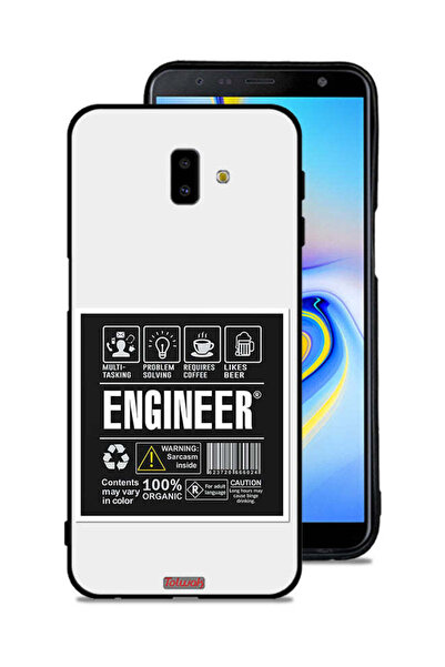 Tolwak غطاء حماية لهاتف سامسونج جالاكسي J6 بلس - ملصق المهندس