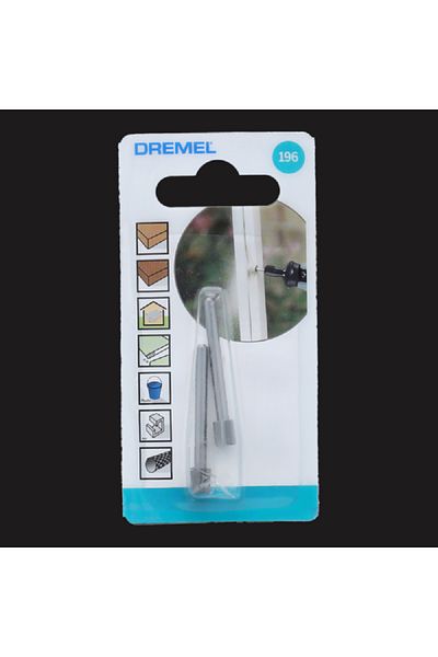 Dremel 2-Piece Rust-Resistant High Speed Steel Engraving Cutter Grey