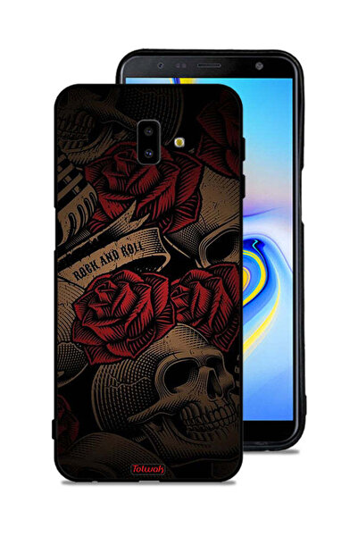 Tolwak غطاء حماية لهاتف سامسونج جالاكسي J6 بلس - روك آند رول