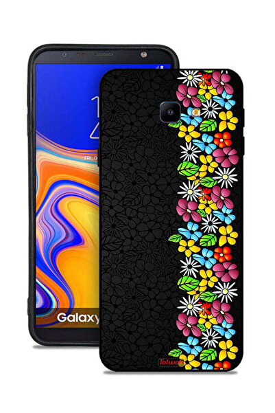 Tolwak غطاء حماية لهاتف Samsung Galaxy J4 Core من Flowers Line