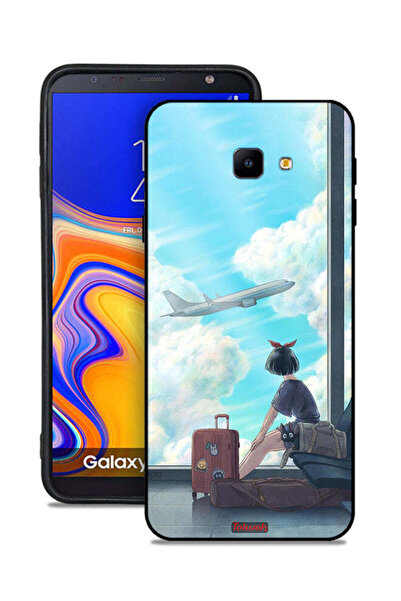 Tolwak غطاء حماية لهاتف Samsung Galaxy J4 Core بتصميم فن السفر