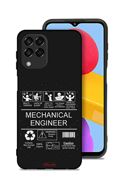 Tolwak غطاء حماية لهاتف سامسونج جالاكسي M33 - ملصق مهندس ميكانيكي