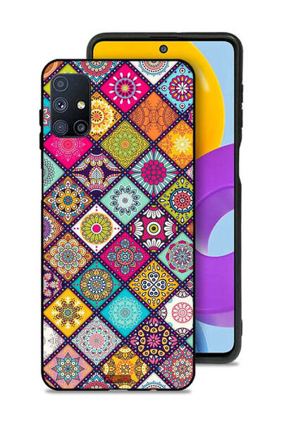 Tolwak غطاء حماية لهاتف سامسونج جالاكسي M51 بنمط مربعات ماندالا