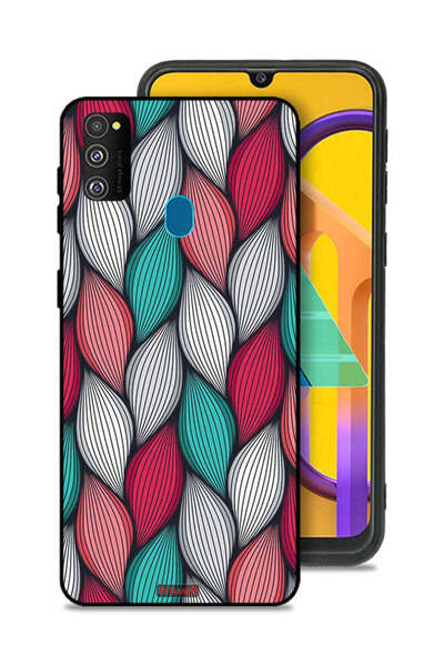 Tolwak غطاء حماية لهاتف سامسونج جالاكسي M30s بنقشة ريشة