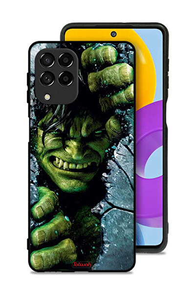 Tolwak غطاء حماية لهاتف سامسونج جالاكسي M53 بتصميم هالك المذهل