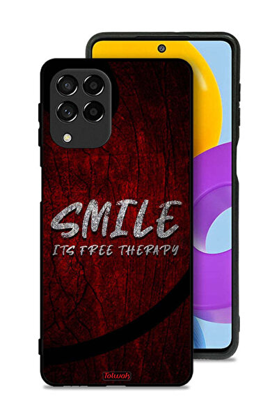Tolwak Samsung Galaxy M53 Protective Case Cover Smile Its Free Therapy