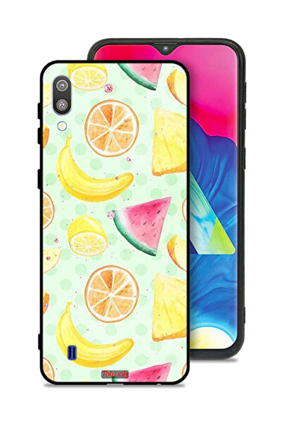 Tolwak غطاء حماية لهاتف سامسونج جالاكسي M10 برسومات فنية بألوان مائية وفواكه