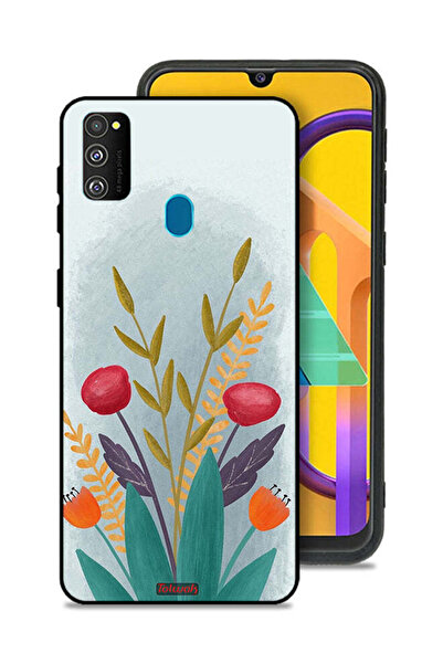 Tolwak غطاء حماية لهاتف سامسونج جالاكسي M30s برسومات نباتية