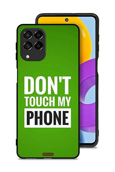 Tolwak Samsung Galaxy M53 Protective Case Cover Do Not Touch My Phone