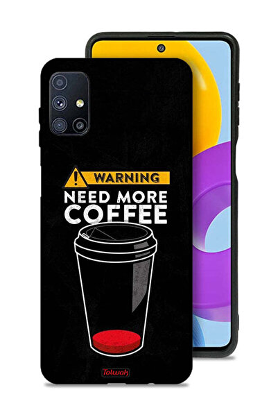 Tolwak غطاء حماية لهاتف Samsung Galaxy M51 - هل تحتاج إلى المزيد من القهوة؟