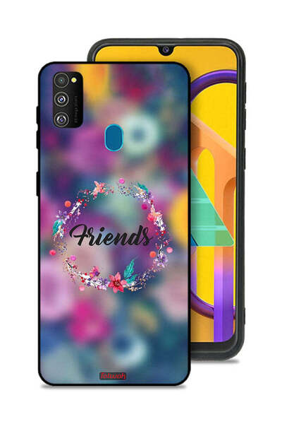 Tolwak غطاء حماية لهاتف سامسونج جالاكسي M30s بتصميم خاتم أصدقاء الزهور