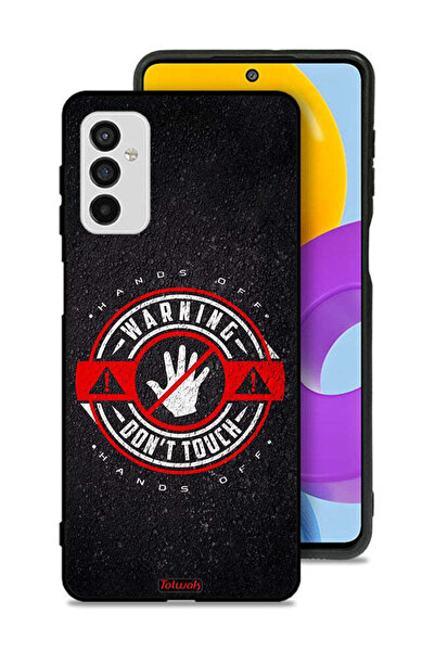 Tolwak Samsung Galaxy M52 5G Protective Case Cover Warning Do Not Touch