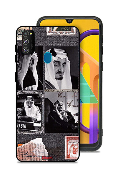 Tolwak غطاء حماية لهاتف سامسونج جالاكسي M30s، ملصق الملك فيصل العتيق