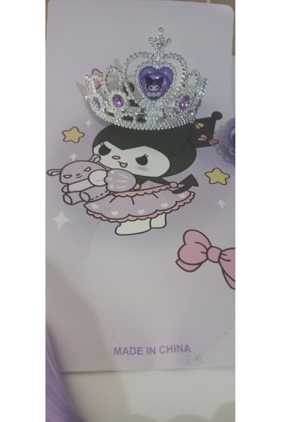 Butik kuromi taç kuromi saç örgüsü kuromi asa