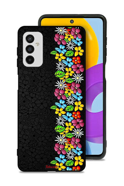 Tolwak غطاء حماية لهاتف سامسونج جالاكسي M52 5G فلاورز لاين
