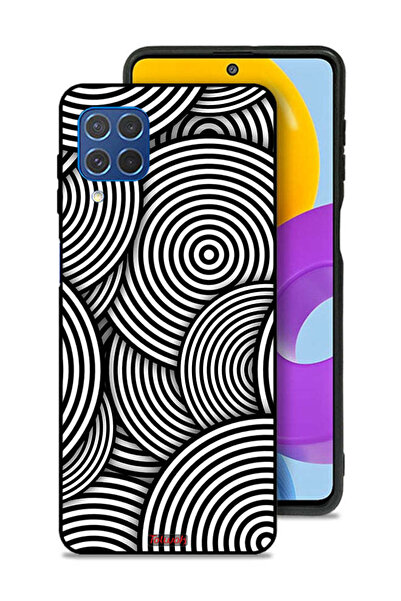 Tolwak غطاء حماية لهاتف سامسونج جالاكسي F62 بنمط دوائر وهمية