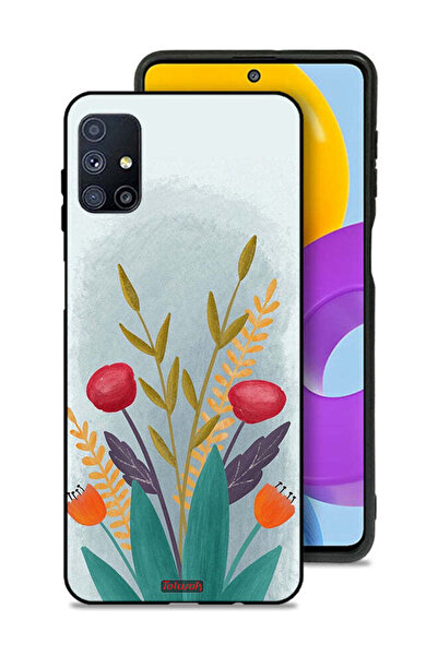 Tolwak غطاء حماية لهاتف سامسونج جالاكسي M51 برسومات نباتية