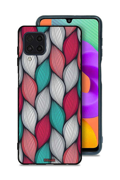 Tolwak غطاء حماية لهاتف سامسونج جالكسي M22 بنقشة ريشة