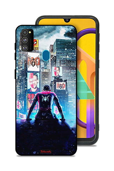 Tolwak غطاء حماية بتصميم سبايدر مان من سامسونج جالكسي M30s