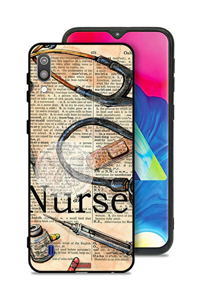 Tolwak غطاء حماية لهاتف سامسونج جالاكسي M10 بتصميم أدوات ممرضة عتيقة