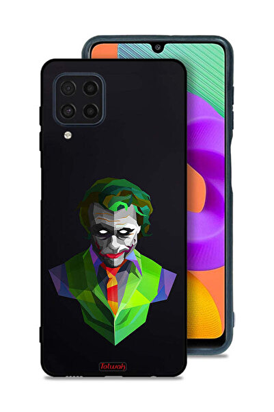 Tolwak Samsung Galaxy M22 Protective Case Cover Joker Abstract Art