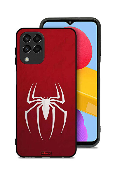 Tolwak Samsung Galaxy M33 Protective Case Cover Spider Icon