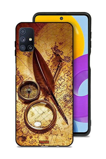 Tolwak غطاء حماية بتصميم بوصلة عتيقة من سامسونج جالكسي M51