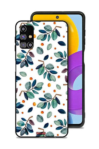 Tolwak غطاء حماية لهاتف سامسونج جالكسي M31s بنقشة أوراق الشجر