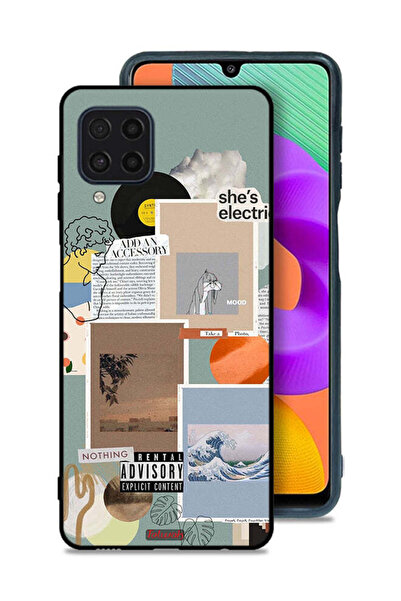 Tolwak Samsung Galaxy M22 Protective Case Cover She Is Electric