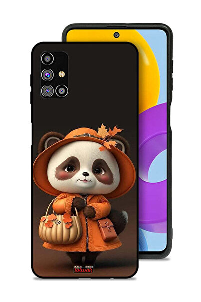 Tolwak غطاء حماية لهاتف سامسونج جالاكسي M31s بتصميم سيدة الباندا اللطيفة
