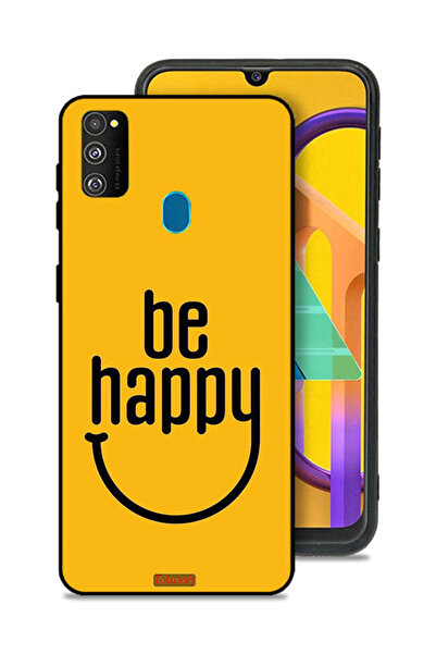 Tolwak Samsung Galaxy M30s Protective Case Cover Be Happy
