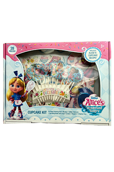Disney Junior مجموعة كب كيك مخبز أليس في بلاد العجائب، تتضمن الوصفة - مجموعة ...