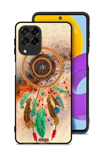 Tolwak غطاء حماية لهاتف سامسونج جالاكسي M53 بتصميم ماندالا ريش معلق