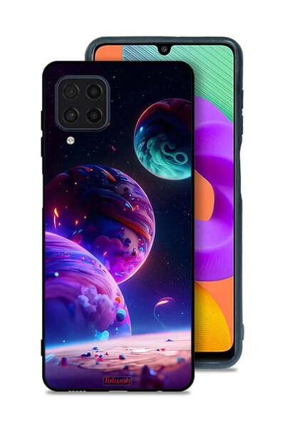 Tolwak غطاء حماية لهاتف سامسونج جالكسي M22 بنمط كوكبي