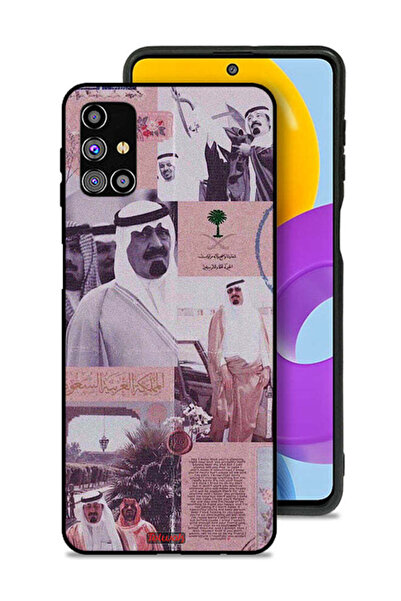 Tolwak غطاء حماية لهاتف سامسونج جالكسي M31s، ملصق الملك عبد الله العتيق