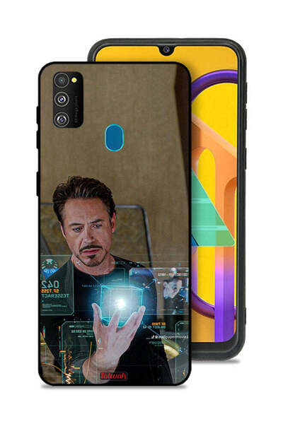 Tolwak غطاء حماية لهاتف سامسونج جالكسي M30s بتصميم الرجل الحديدي