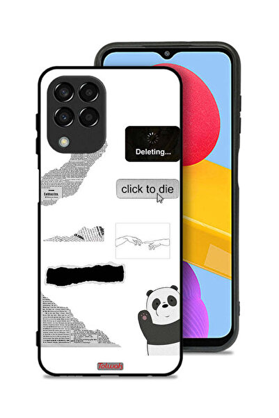 Tolwak غطاء حماية لهاتف سامسونج جالاكسي M33 بملصق باندا